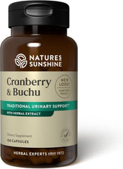 Nature's Sunshine Cranberry and Buchu Concentrate bottle - 100 capsules
