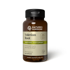 Bottle of Nature's Sunshine Valerian Root, 100 capsules