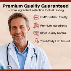 Supplement facts panel on bottle