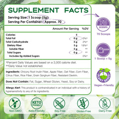 Unflavored powder jar image for Nature Target Daily Fiber Supplement