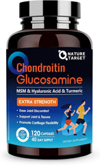 Nature Target Glucosamine Chondroitin MSM bottle - 120 capsules