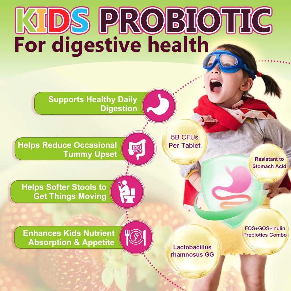 Chewable probiotic tablet for children aged 3+
