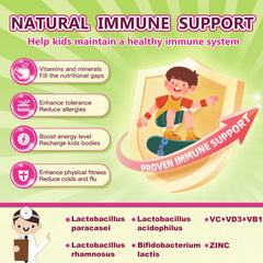 Illustration of 10 probiotic strains and organic prebiotics
