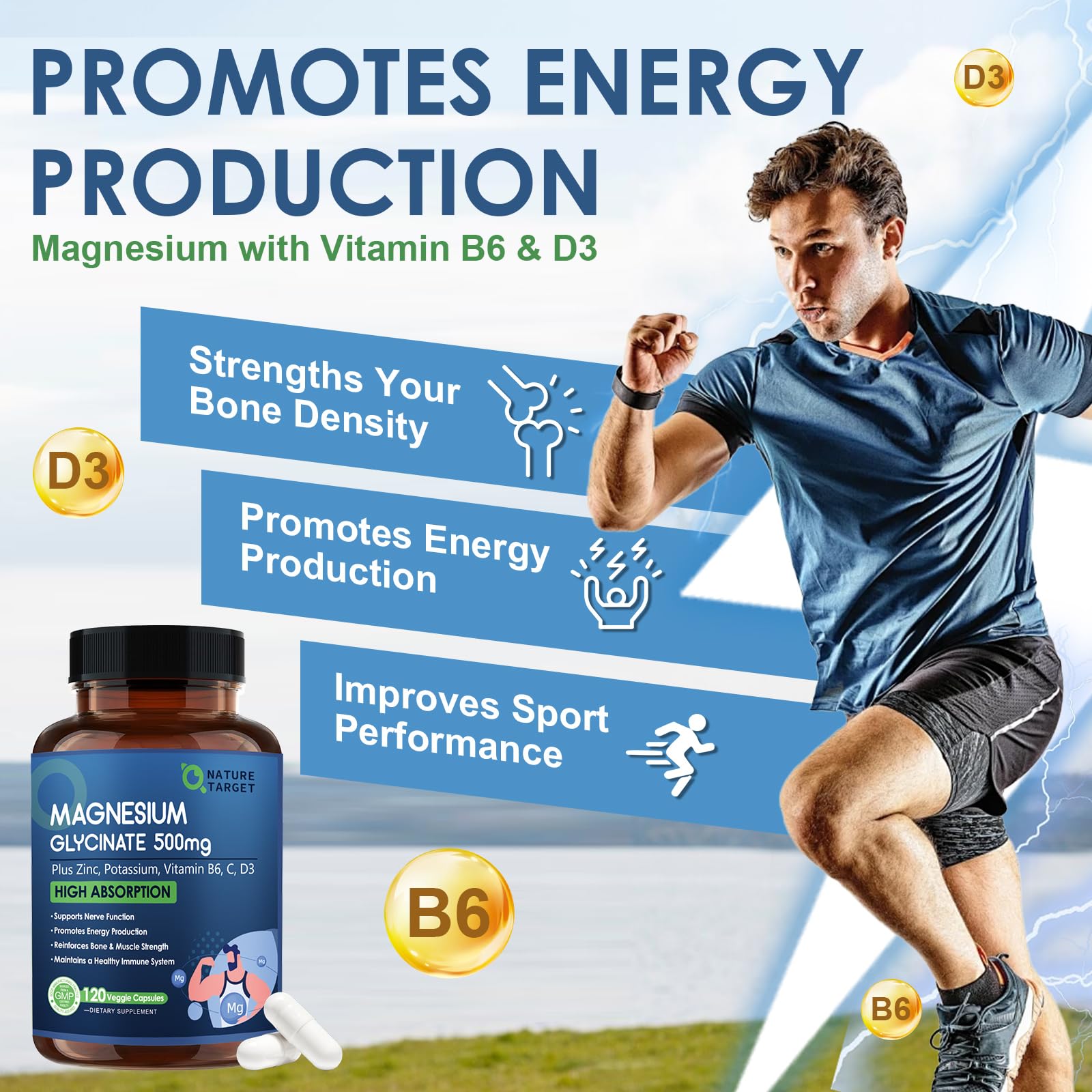 Active adult exercising to illustrate muscle support