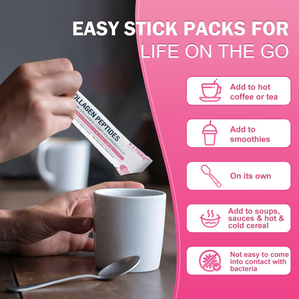 On-the-go single-serve packets for travel