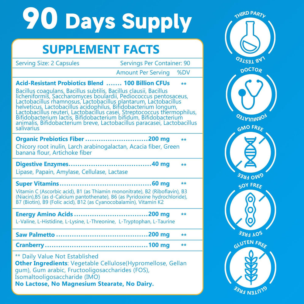 Digestive health benefits for men