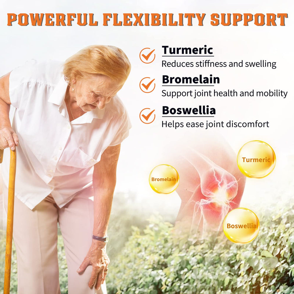 Turmeric and Boswellia extract visual for anti-inflammatory support