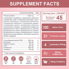 Probiotic powder in mixing tub