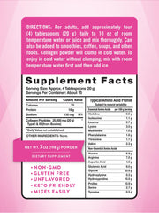 Bottle front with Nature's Truth Collagen Powder label visible