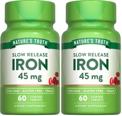 Nature's Truth Iron Supplement bottle with 60 pills