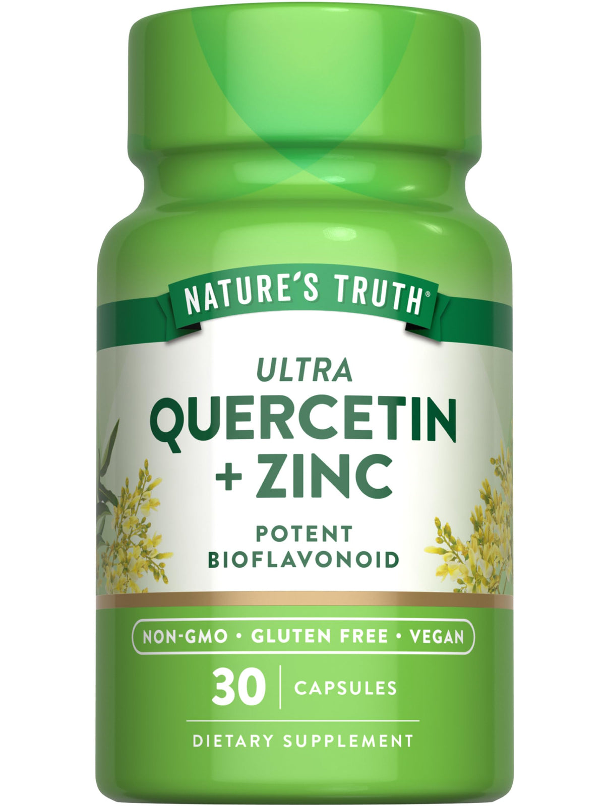 Nature's Truth Quercetin with Zinc bottle - main image