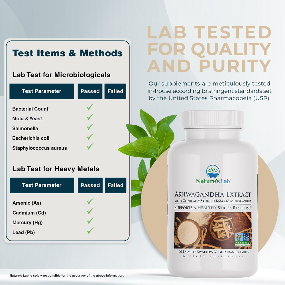 Close-up of Nature's Lab bottle and packaging