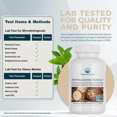 Close-up of Nature's Lab bottle and packaging