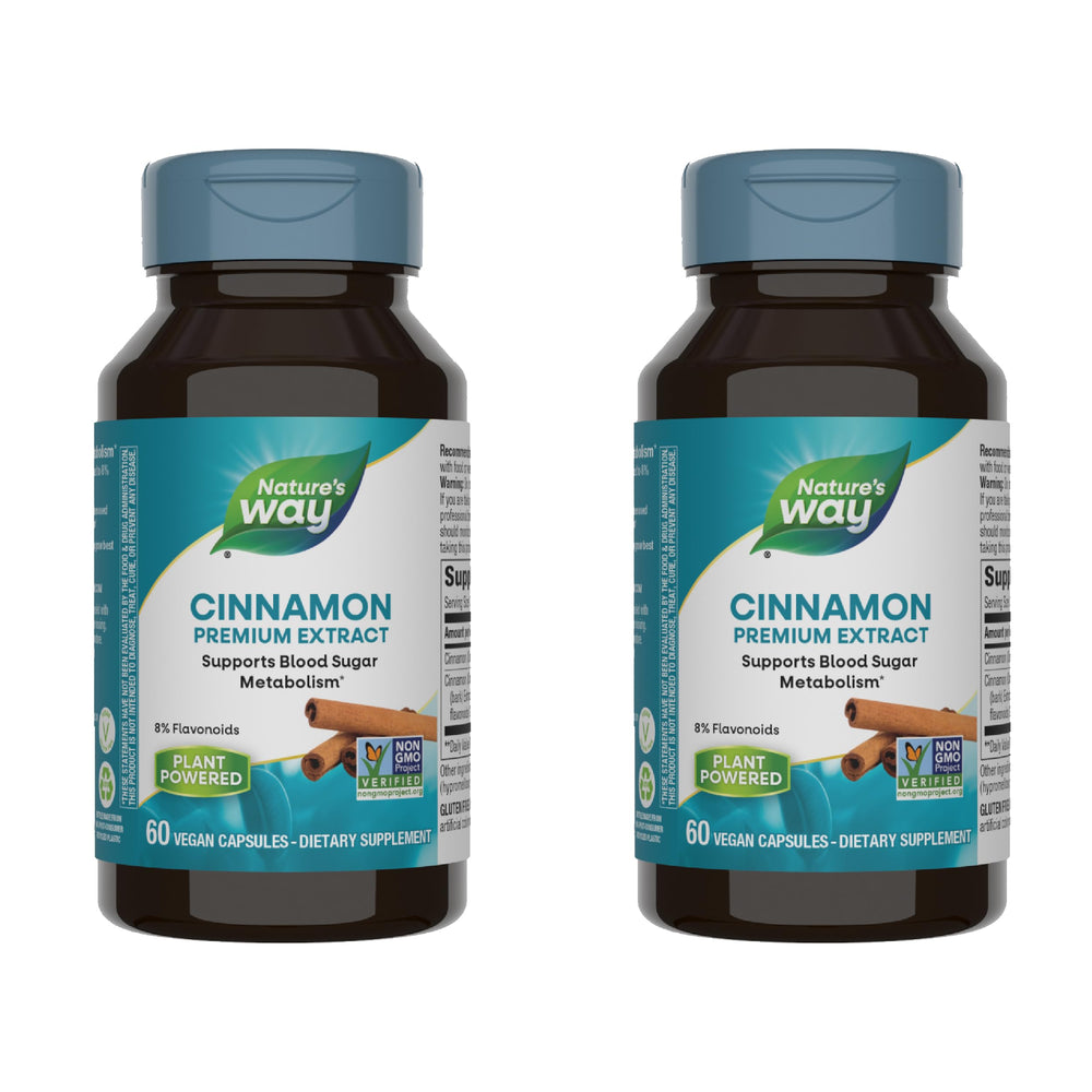 Nature's Way Premium Cinnamon Extract bottle front