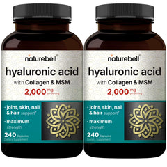 NatureBell 2 Pack Hyaluronic Acid bottle label front