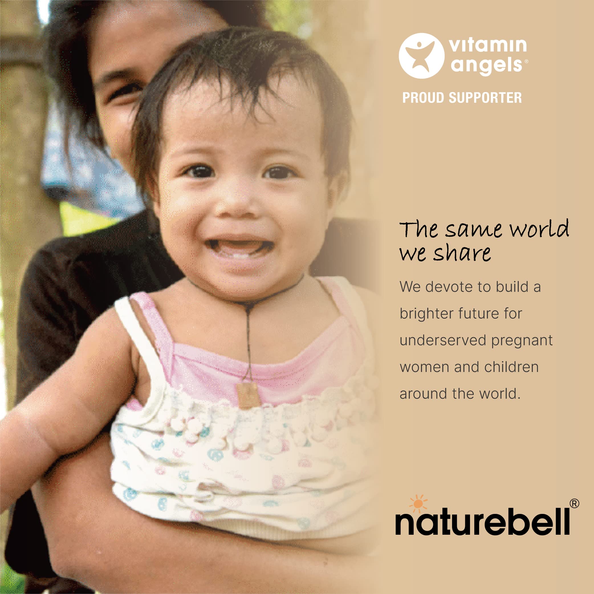 NatureBell certified third-party tested label — trusted quality for everyday wellness.