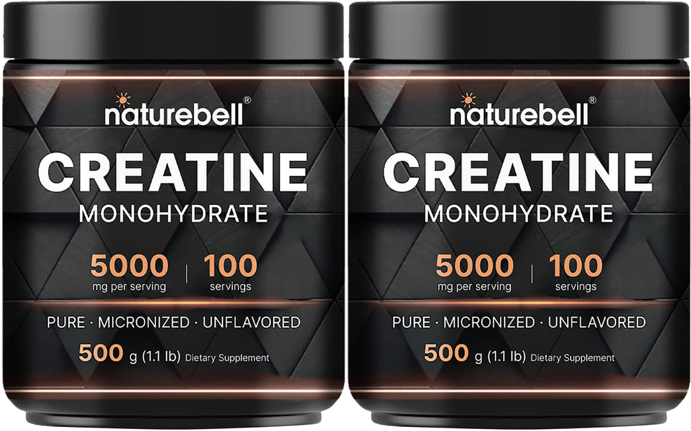 NatureBell Creatine Monohydrate 500g 2-pack – hero image