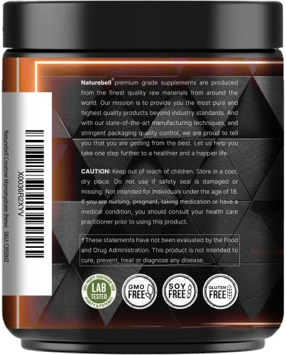 NatureBell Creatine Monohydrate 500g 2-pack packaging