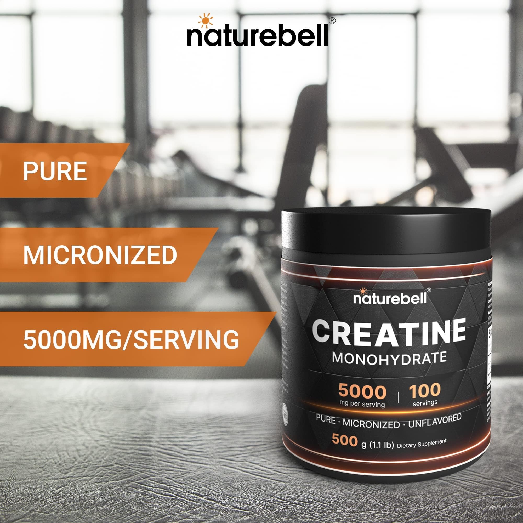 Dissolves easily creatine powder suitable for pre and post workout