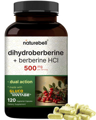 NatureBell DHB Berberine HCl 500mg bottle - hero image