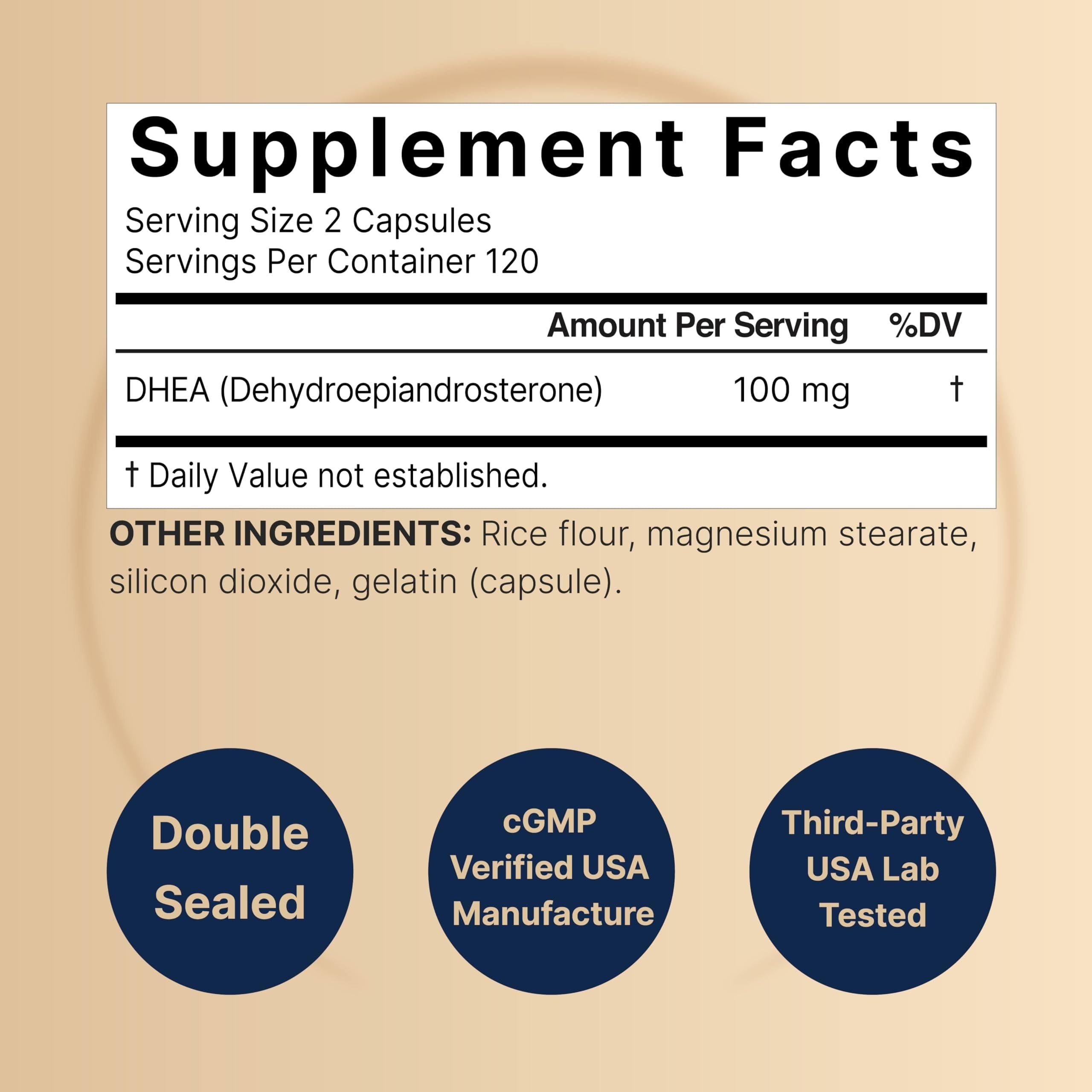 DHEA micronized form for better absorption