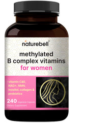 NatureBell front bottle view showing product branding and capsule count benefit