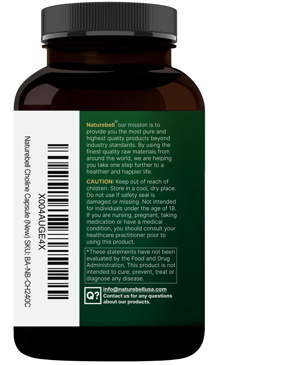 Third-party lab tested for safety and potency seal