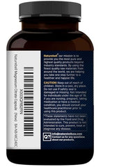 Close-up of NatureBell Magnesium Citrate 500mg bottle