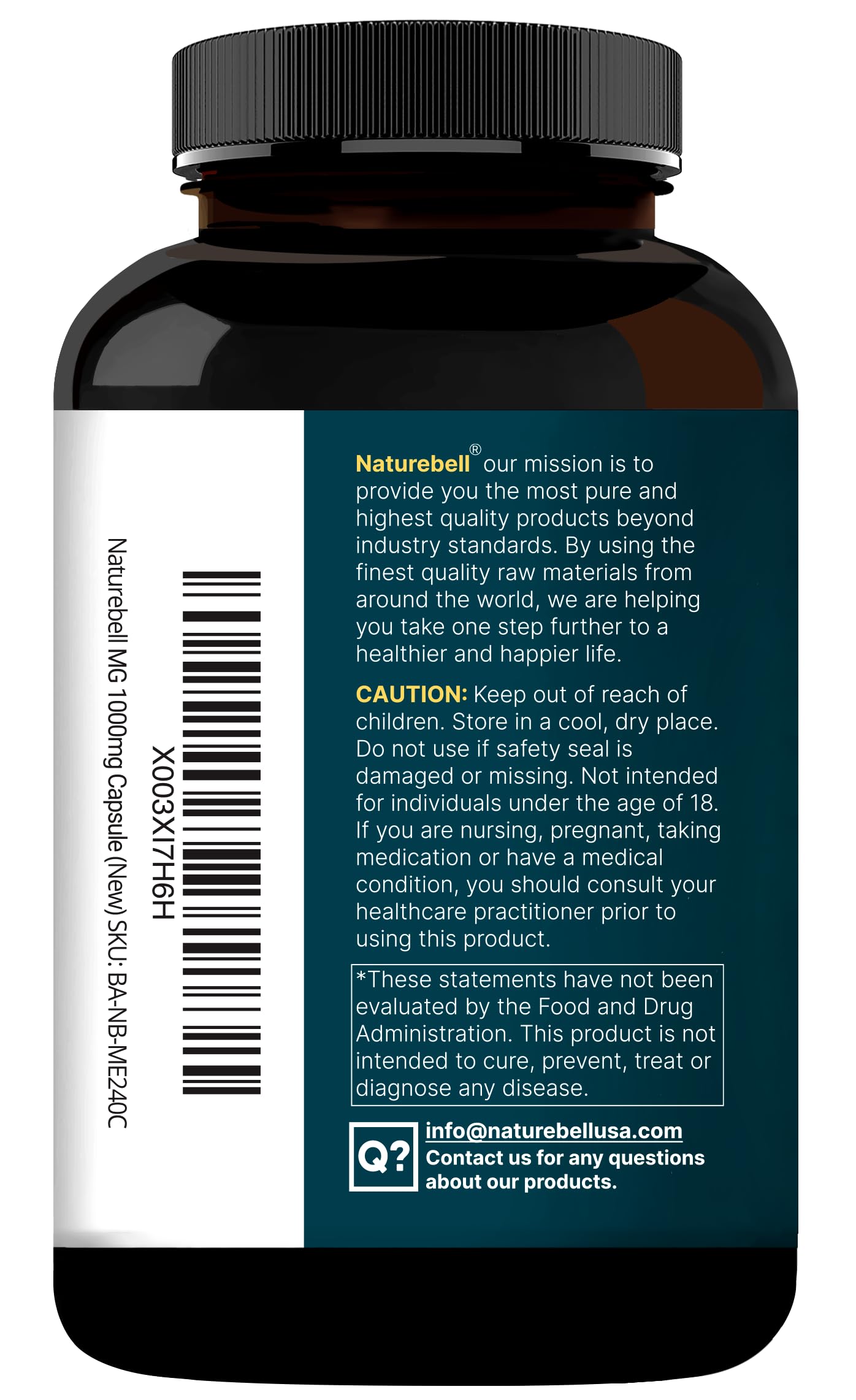 Lab-tested seal indicating safety and potency with USA-made claim