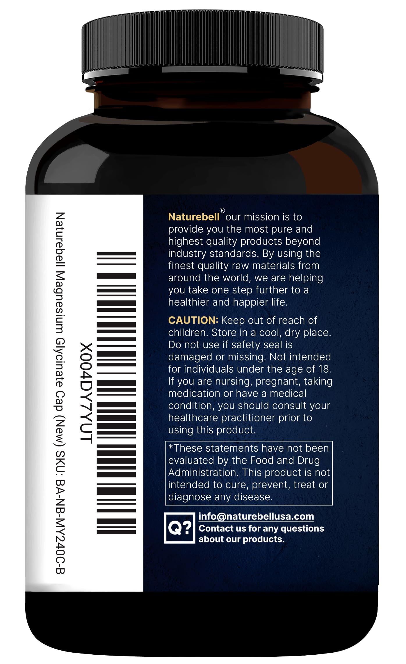 NatureBell non-GMO vegan capsules — aligns with vegetarian lifestyle and daily mineral support.