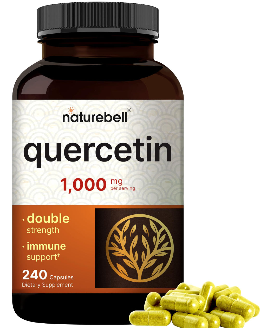NatureBell Quercetin 1000mg bottle front view