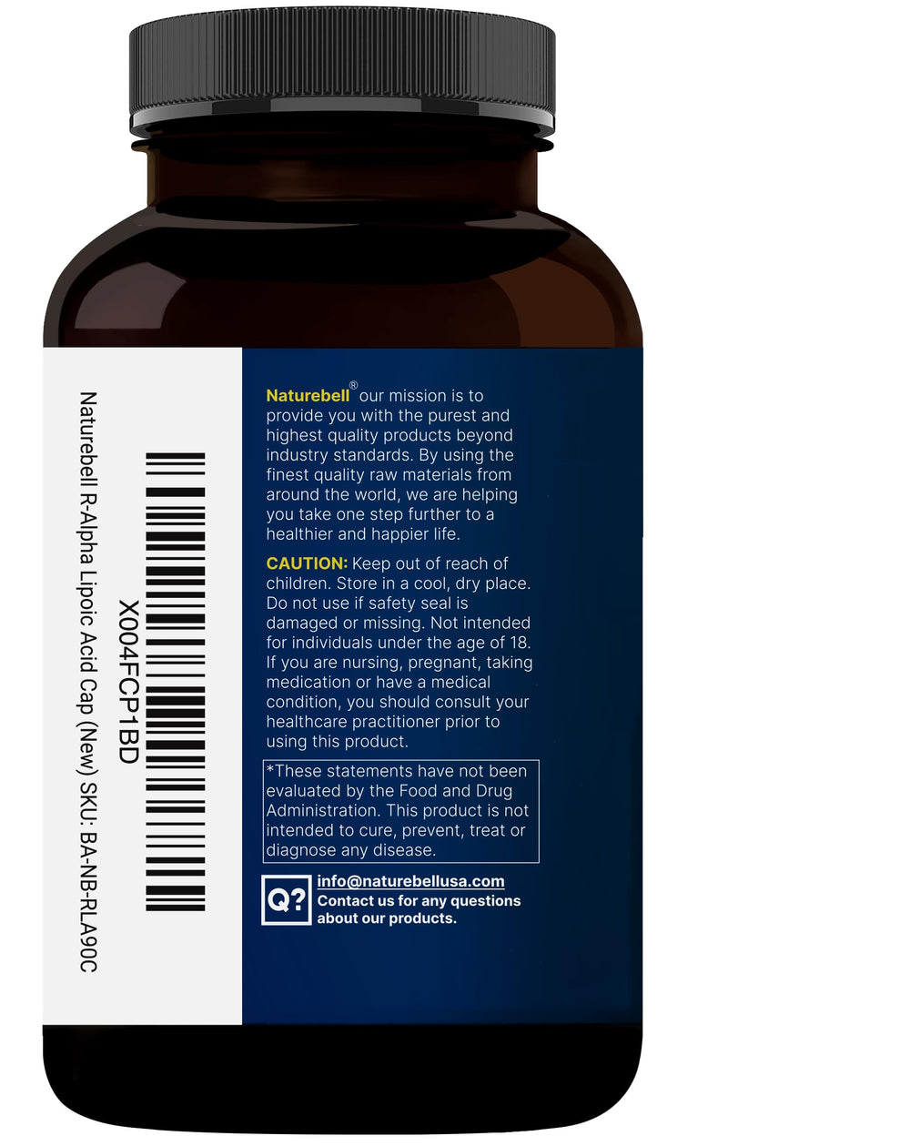 NatureBell R-ALA supplement ingredients and facts
