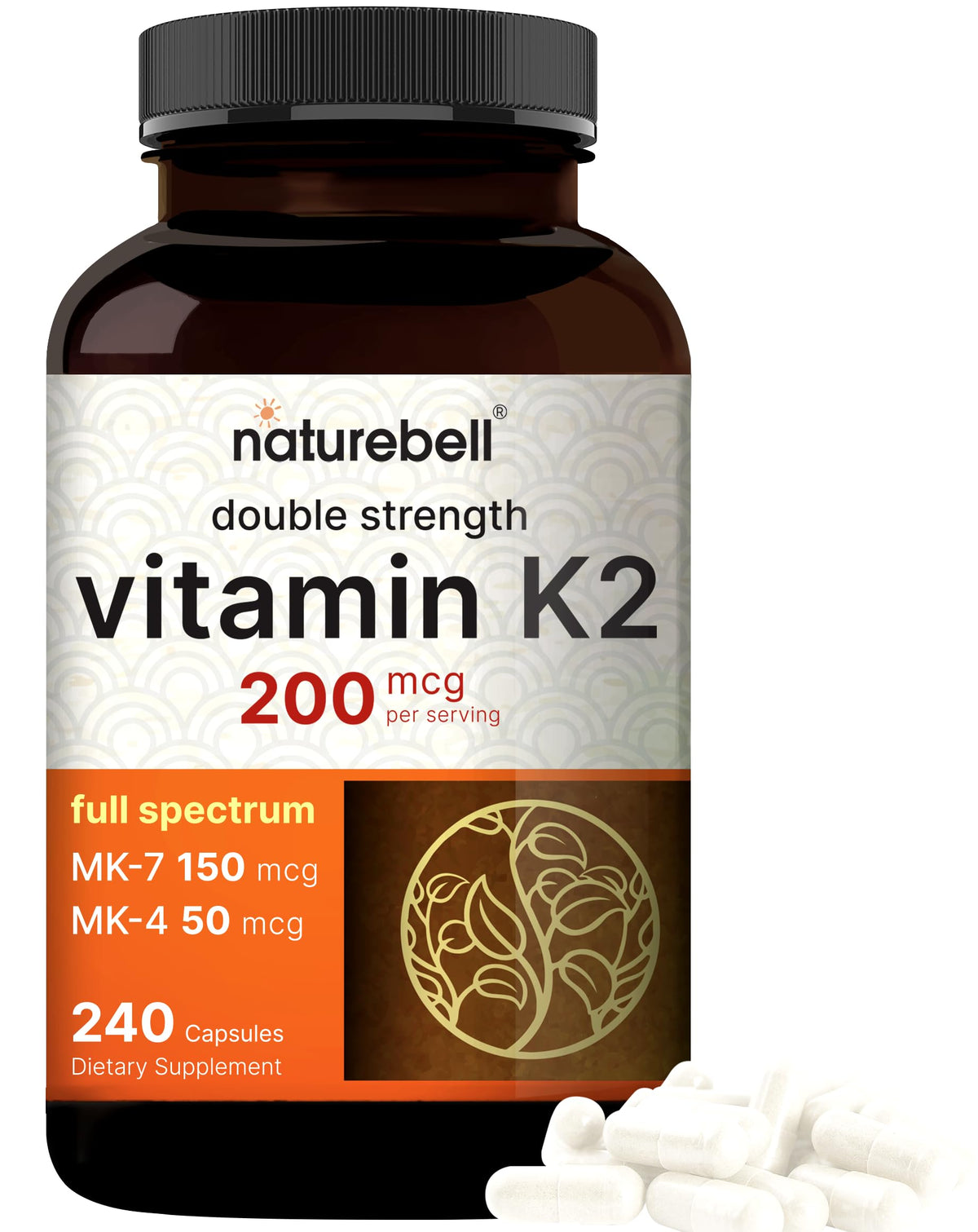 Hero image for NatureBell Full Spectrum Vitamin K2 with MK-4 and MK-7