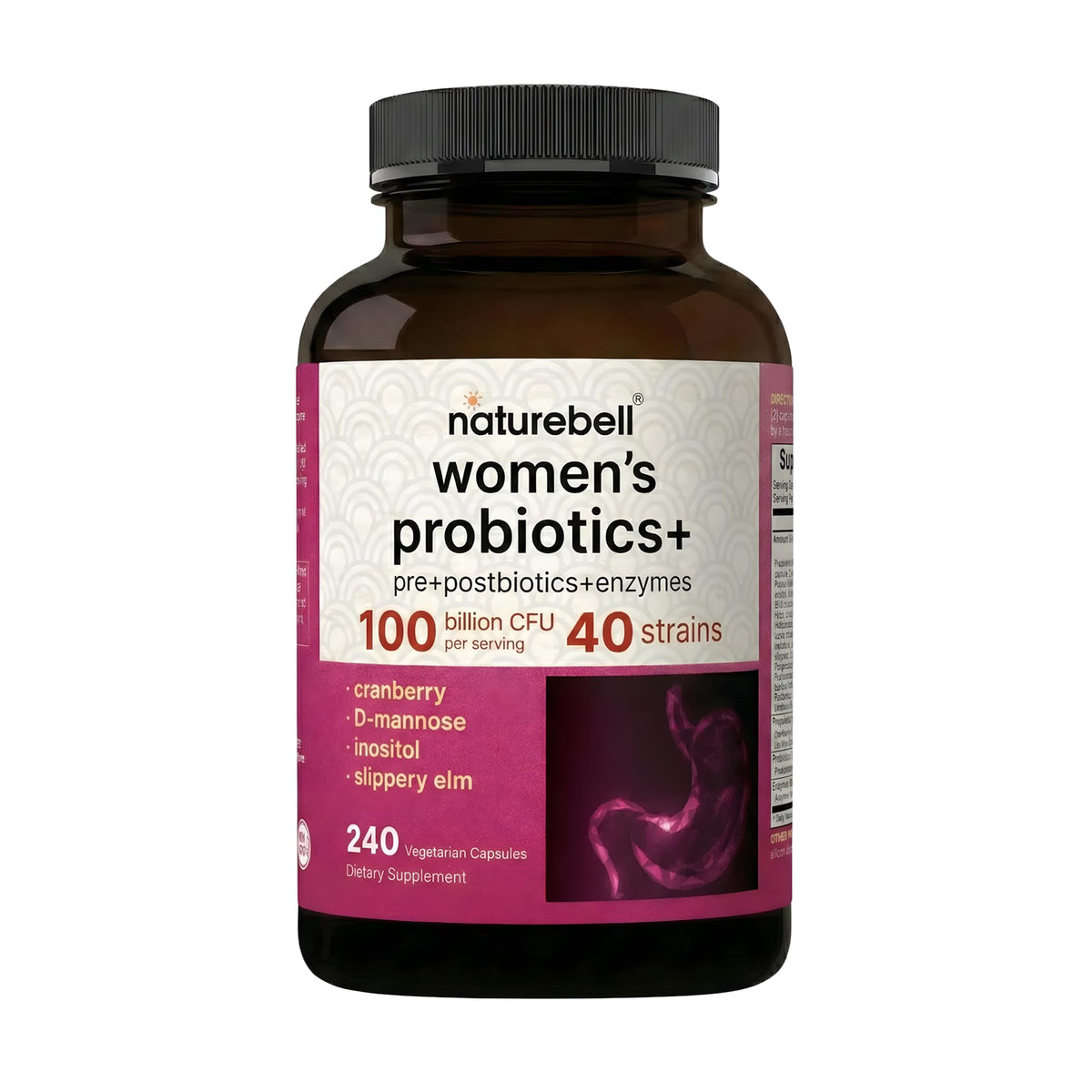NatureBell front packaging showing 240 capsules and key benefits