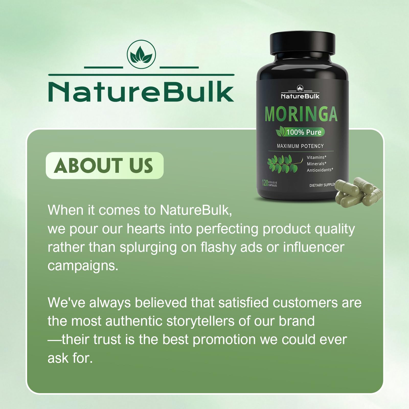 Lifestyle image highlighting energy and wellness boost from moringa