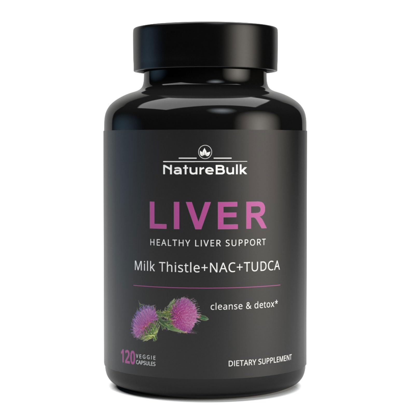 Naturebulk Liver Support Complex bottle label front