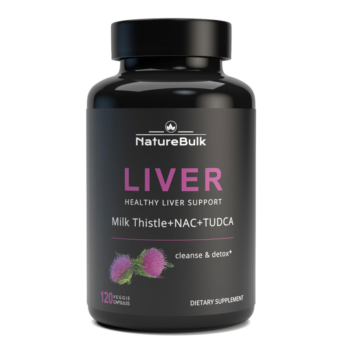 Naturebulk Liver Support Complex bottle label front