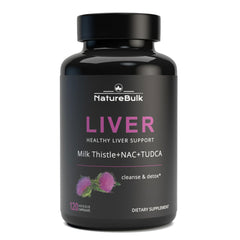 Naturebulk Liver Support Complex bottle label front