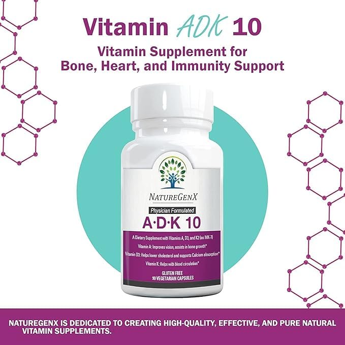 Close-up of NatureGenX ADK10 capsules