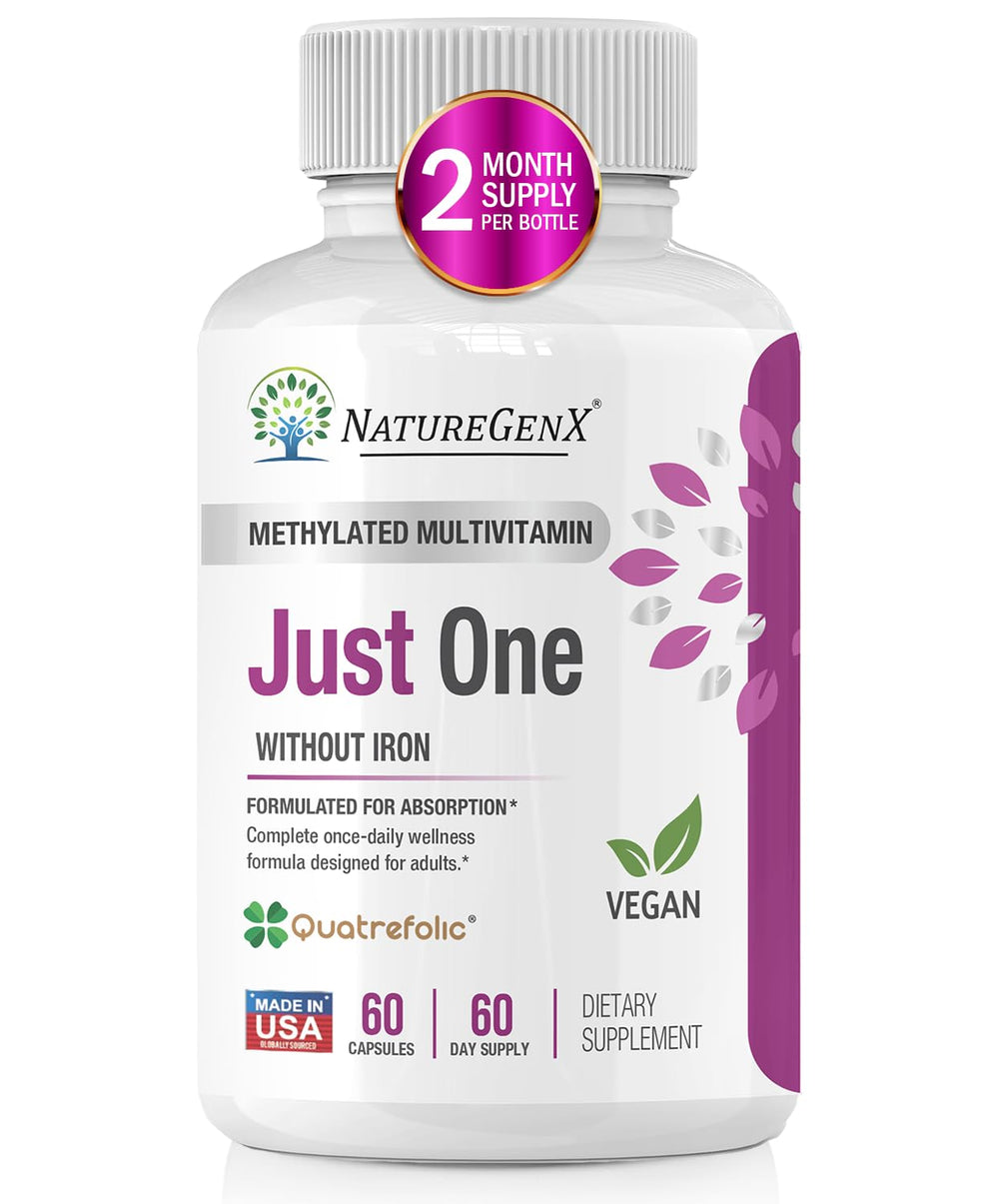 NatureGenX methylated multivitamin bottle front view