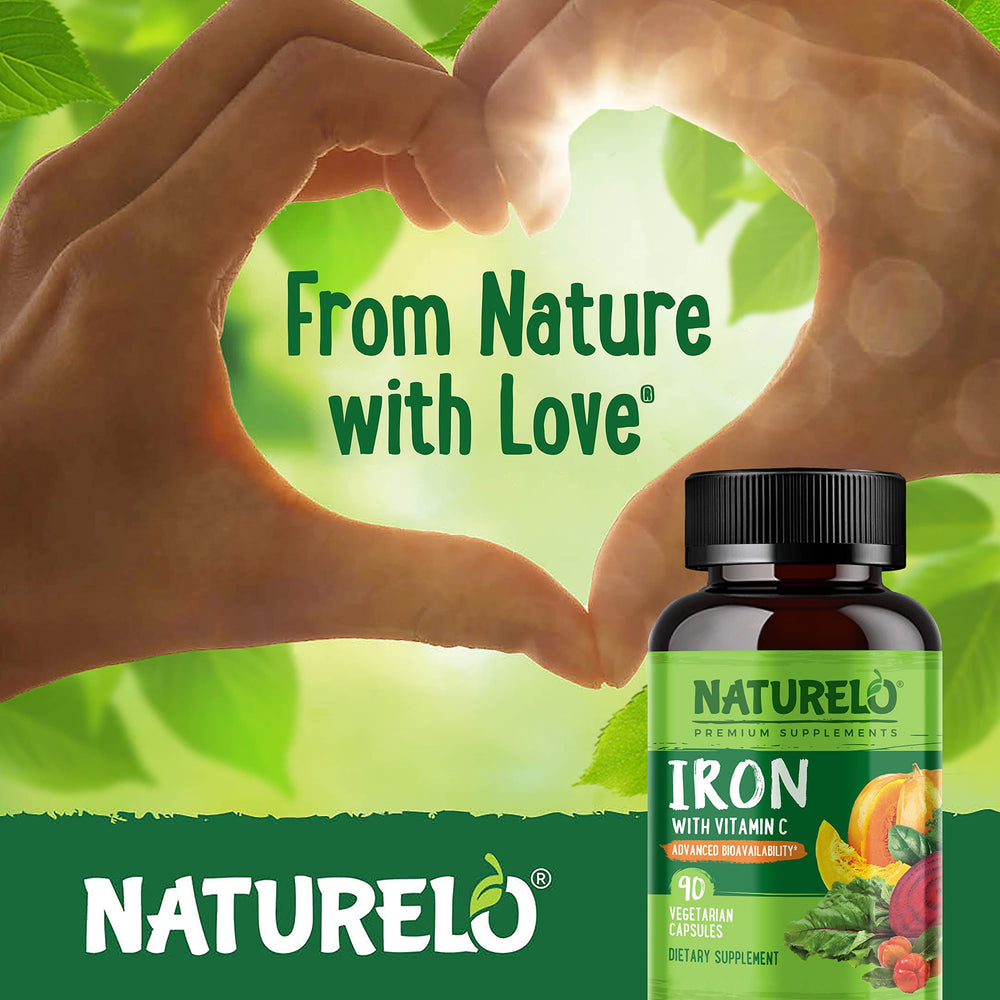 Daily use iron supplement for energy and red blood cell support