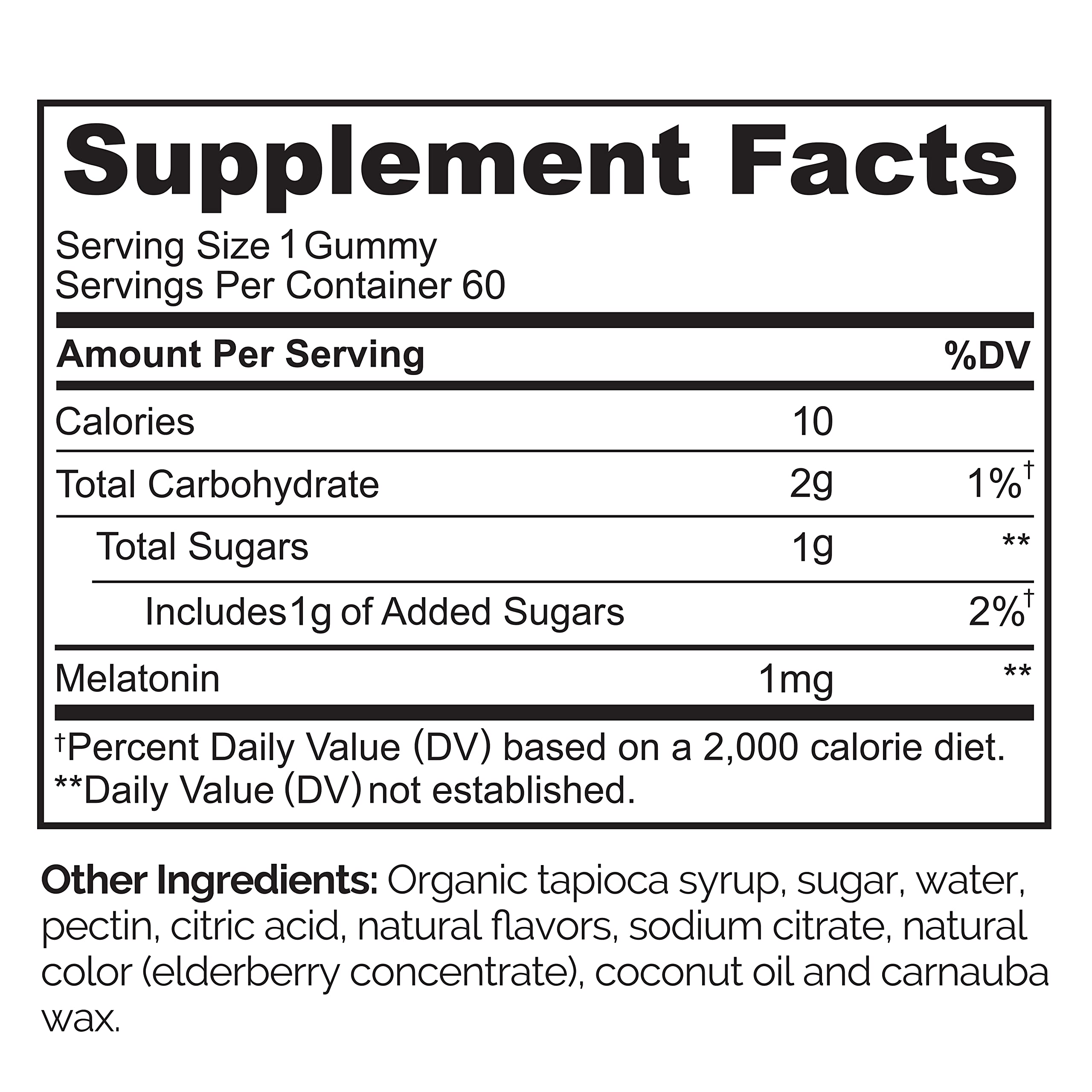 Dosage guide illustration for kids' melatonin gummies