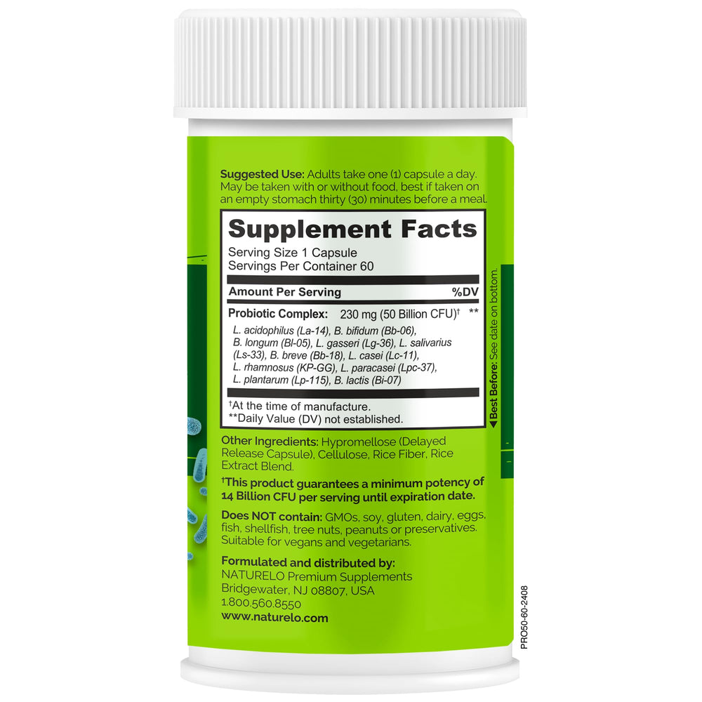 Vegan, non-GMO probiotic ingredients