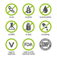 Chelated minerals such as zinc and selenium