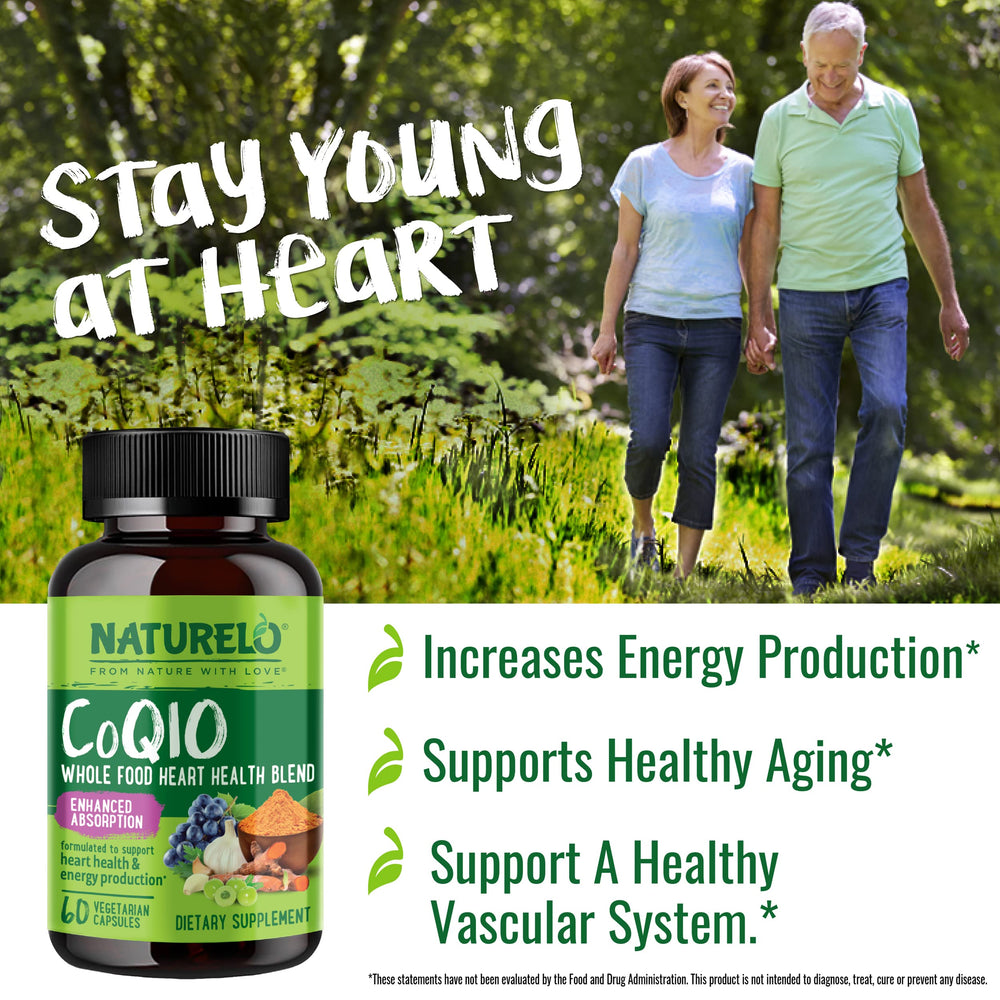 Naturelo vegan non-GMO CoQ10 supplement