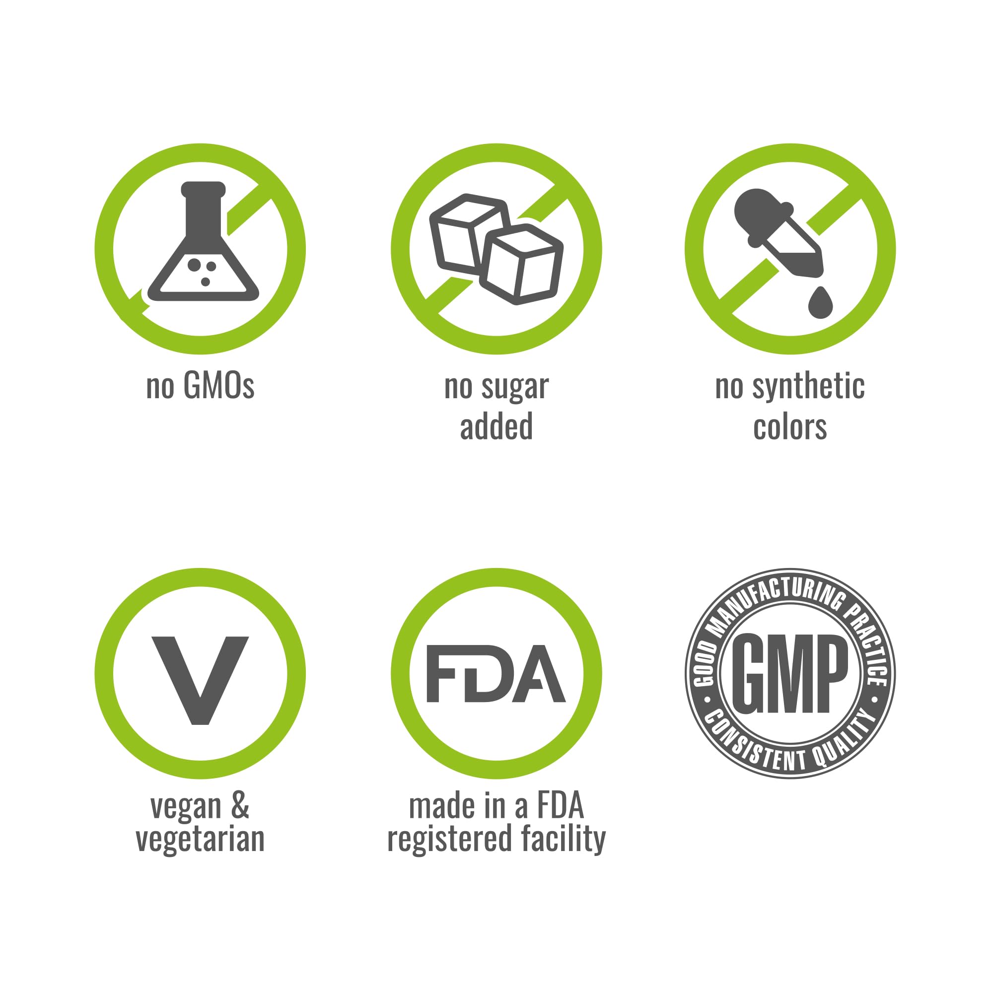 Wheat grass, kale and other greens ingredients