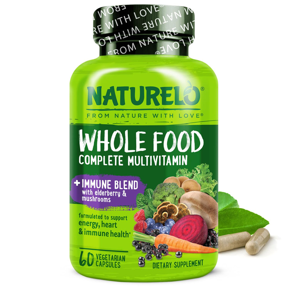 NATURELO Whole Food Multivitamin + Immune Blend hero image