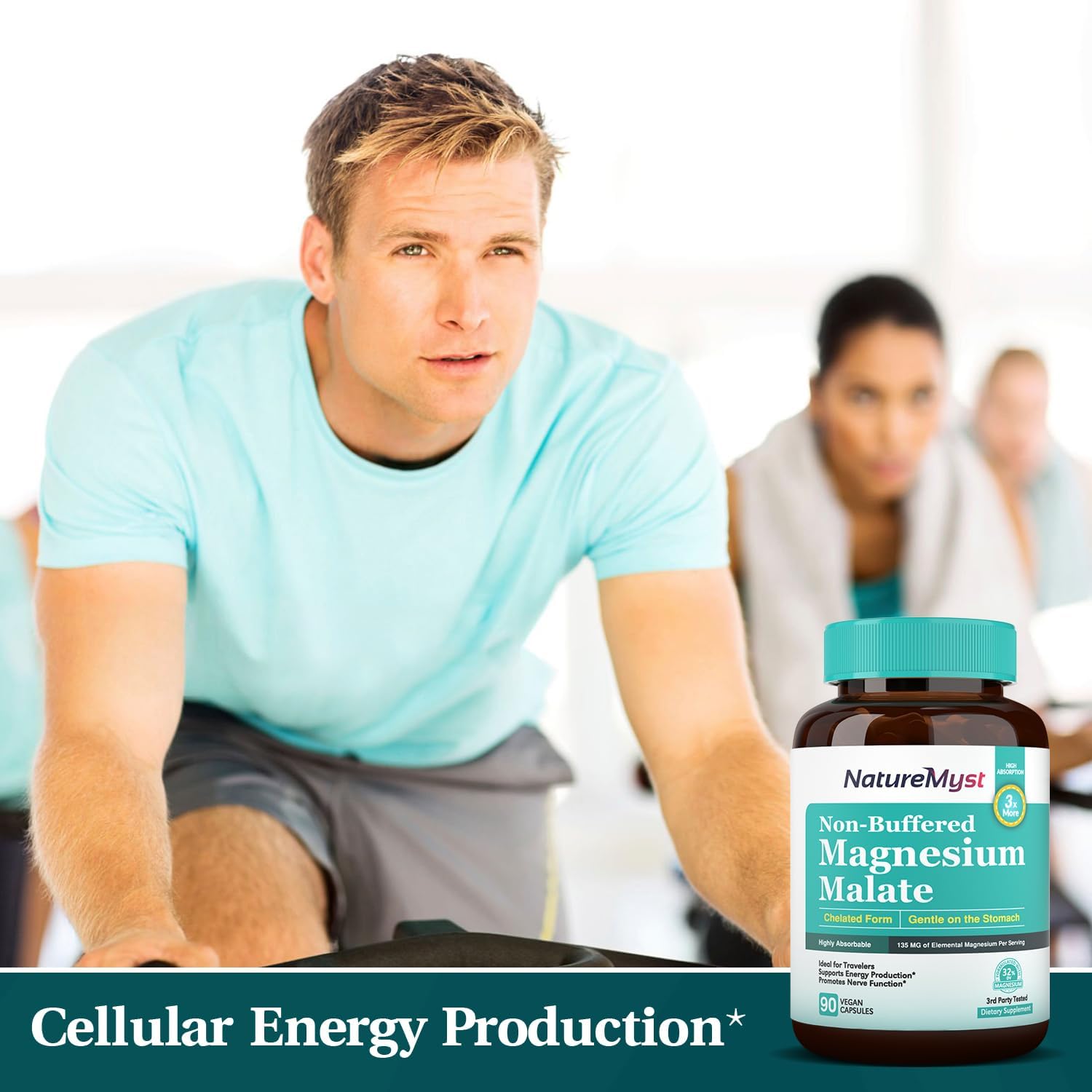 Nutrition facts for NatureMyst Magnesium Malate