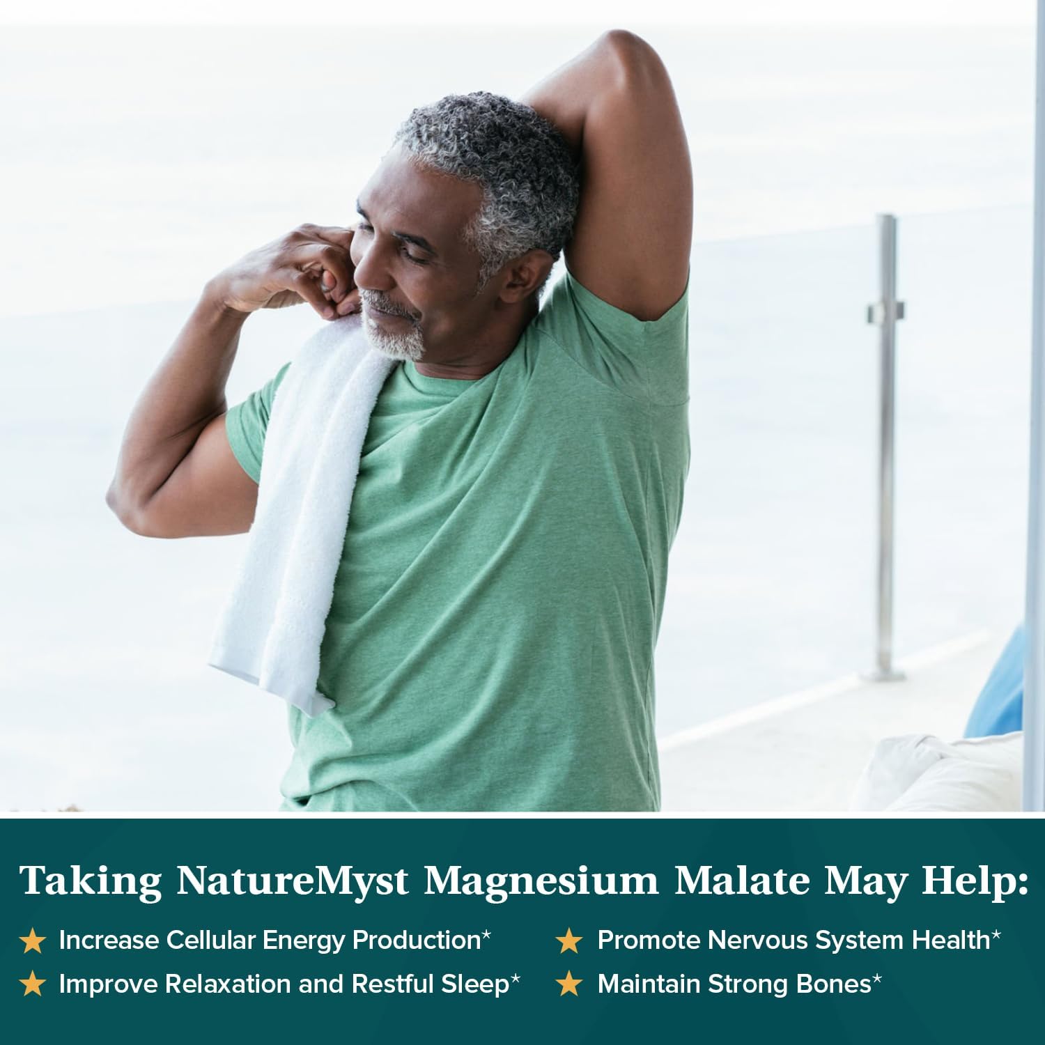 Serving size and dosage guidance for NatureMyst Magnesium Malate