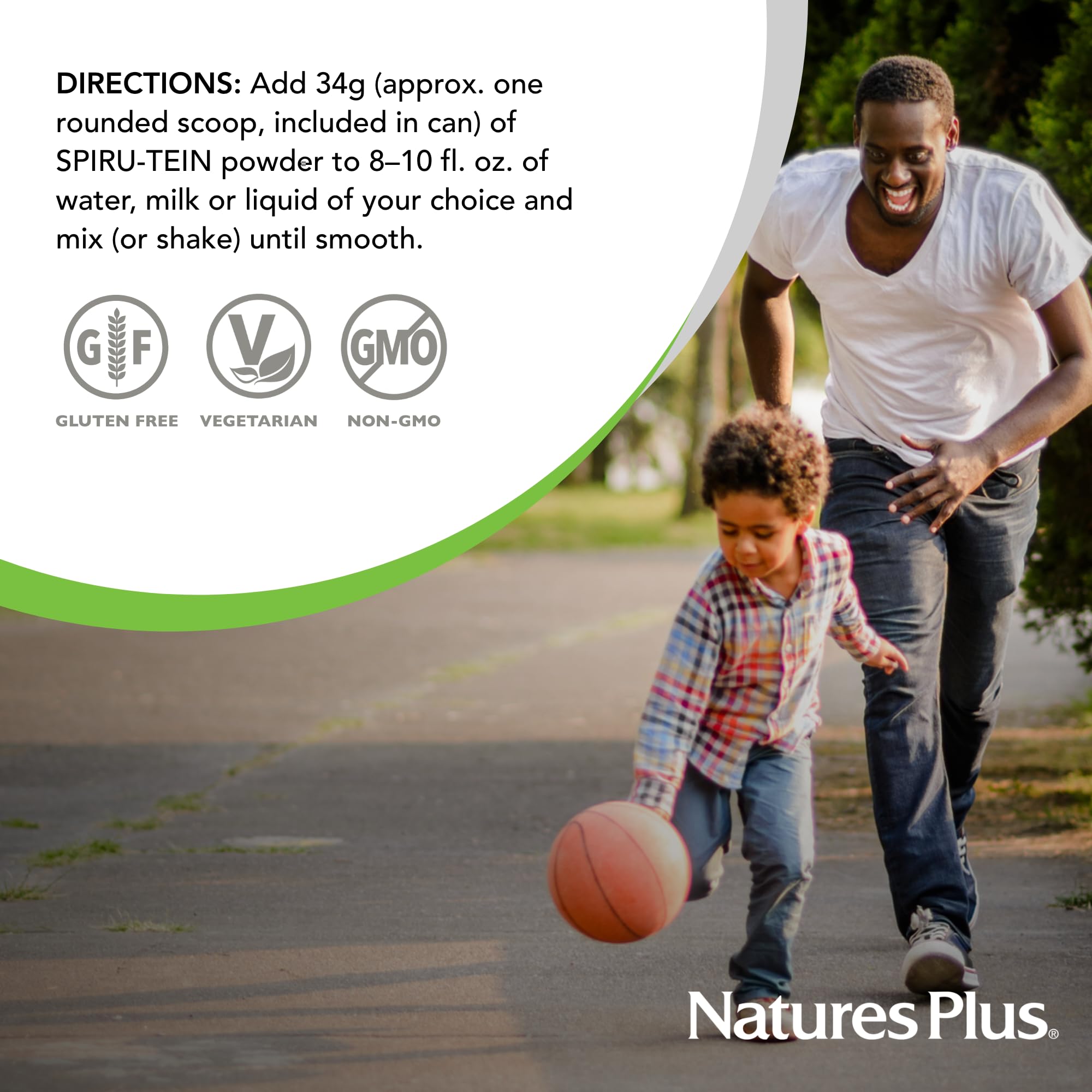 Gluten-free, vegetarian plant-based protein shake served in a glass